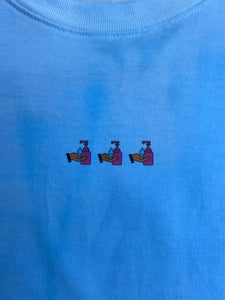 Mini Logo Tee (Blue Dye)