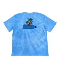 Load image into Gallery viewer, Plastic Jungle Tee (Blue Tye Dye)