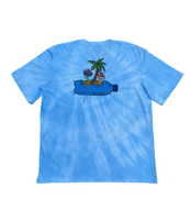 Plastic Jungle Tee (Blue Tye Dye)