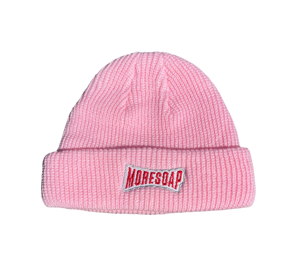 Pink beenie