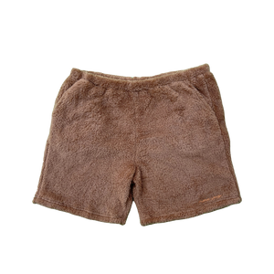 Fuzzy Brown Shorts