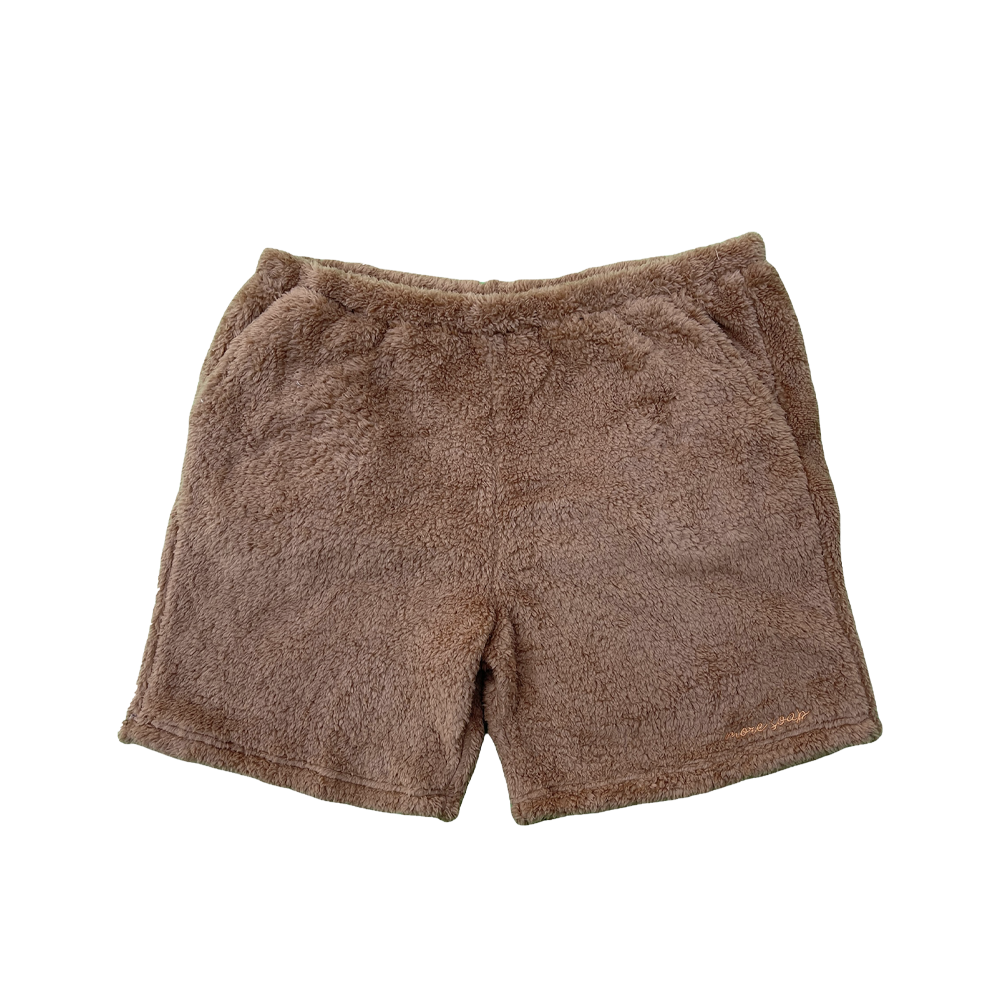 Fuzzy Brown Shorts