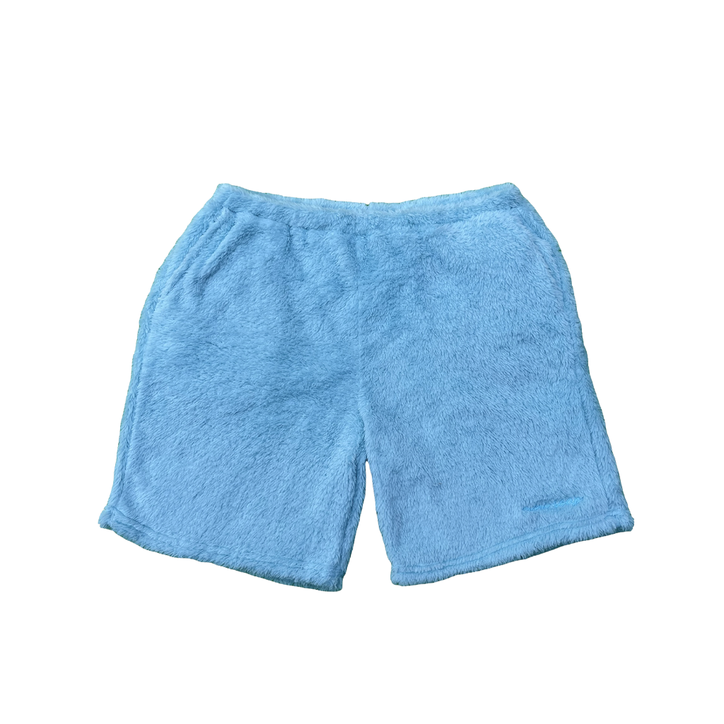 Fuzzy Blue Shorts